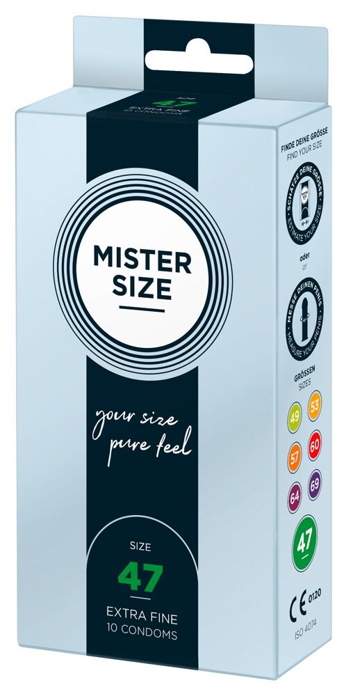 Mister Size 47 mm – passgenaue Kondome – 10 Stück – Produktbild 2
