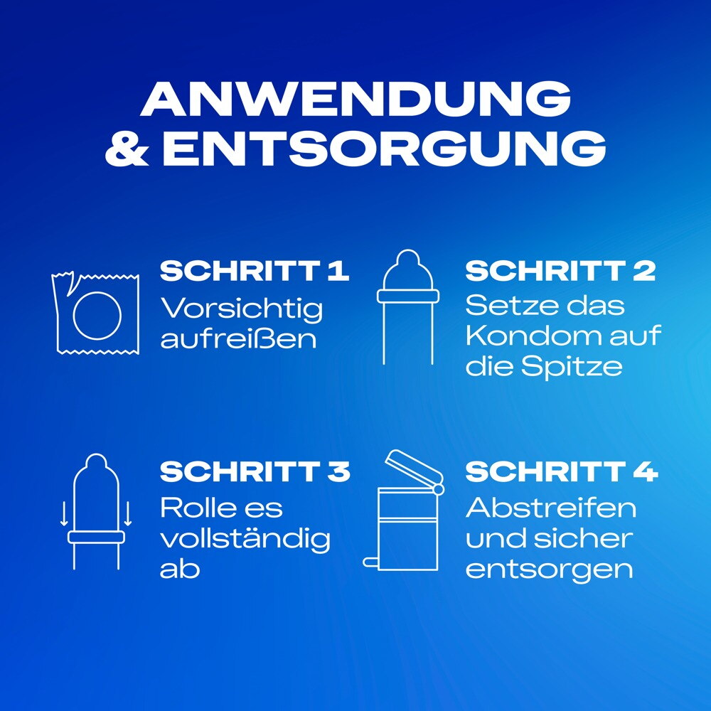 Durex Pleasure Me – gerippte und genoppte Kondome 56 mm, 40 Stück – Produktbild 3