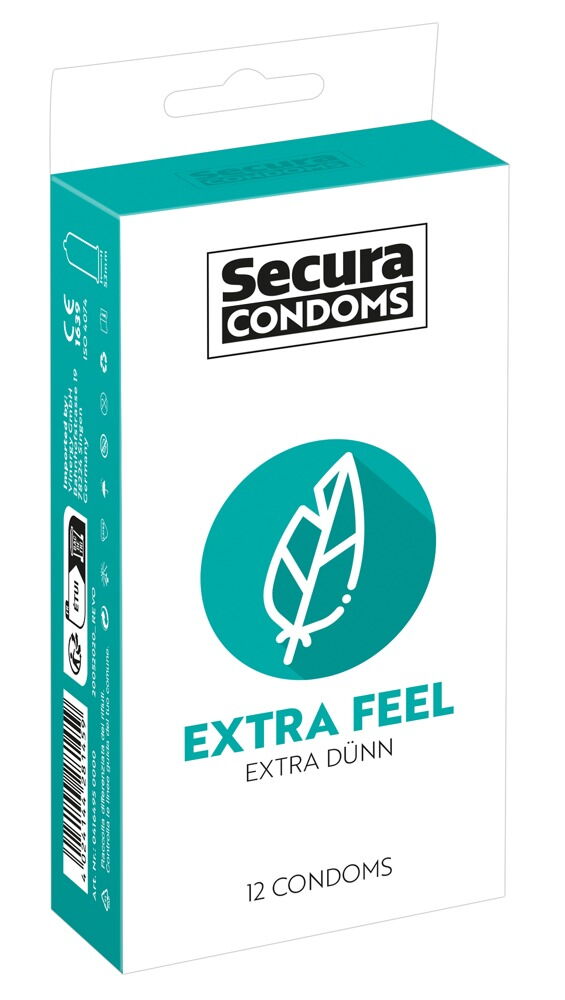 Secura Extra Feel – extra dünne Kondome 53 mm – 12 Stück