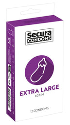 Secura Extra Large – extra große Kondome 60 mm – 12 Stück
