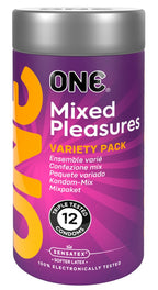 ONE Mixed Pleasures – Kondom-Mix mit sechs Sorten 53 mm, 12 Stück – Produktbild 7