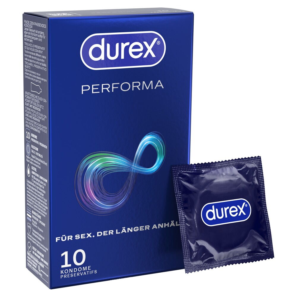Durex Performa – Verzögerungskondome 56 mm – 10 Stück – Produktbild 7