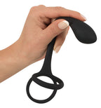 Black Velvets Cock & Ball Ring mit Plug – Training + Lust – Produktbild