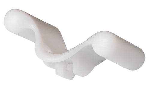 Weißer Penis-Extender mit einstellbarer Zugstrebe und flexibler Auflage