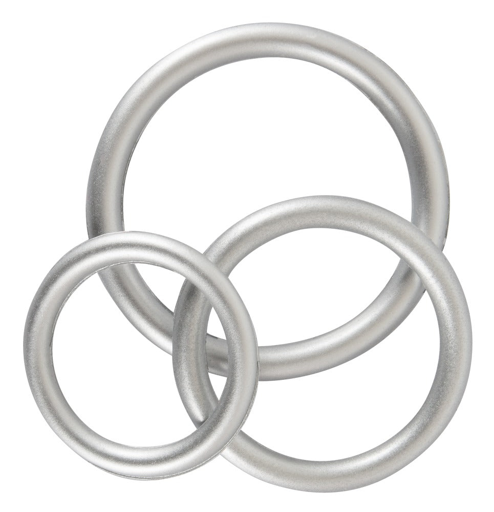 You2Toys Metallic Silicone Cock Ring Set