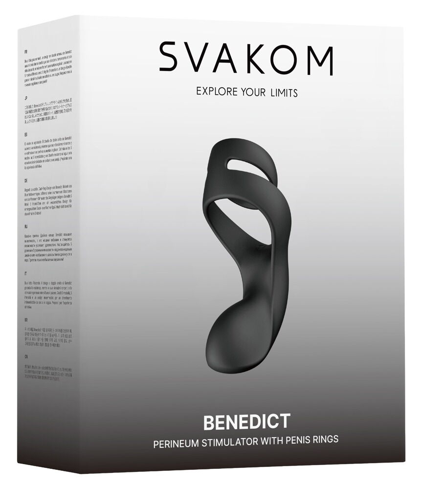 SVAKOM Benedict – Penis-/Hodenring mit Perineum-Vibrator – Penisring
