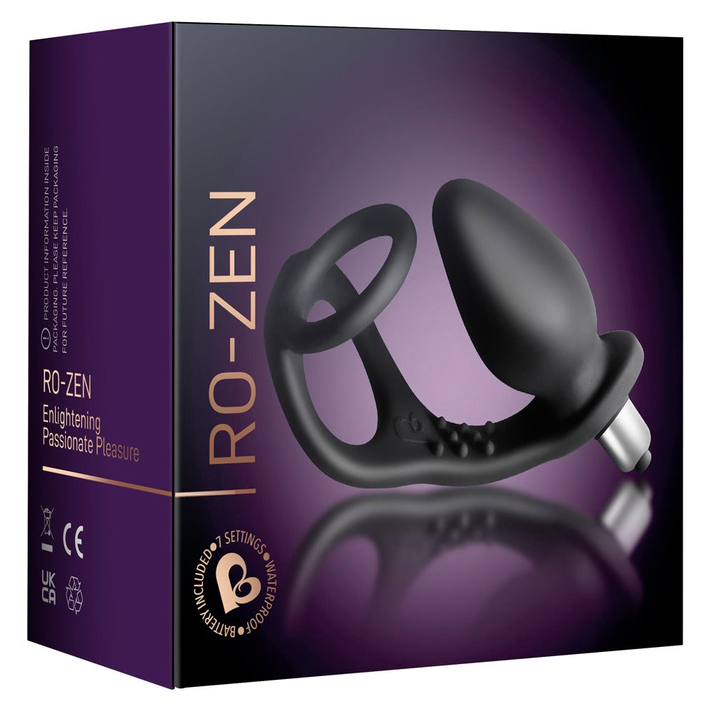 Rocks Off RO-ZEN – Ring mit vibrierendem Analplug – Produktansicht