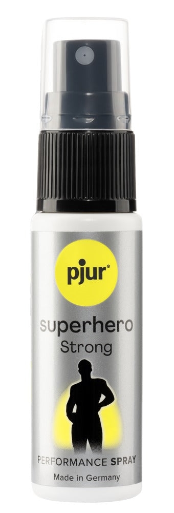 pjur superhero – Penispflegespray, 20 ml – Strong – 20 ml – Produktansicht