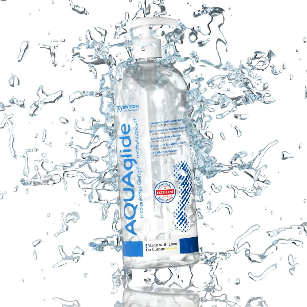 Joydivision AQUAglide Vorrat – medizinisches Gleitgel auf Wasserbasis – 1000 ml – Produktbild 3