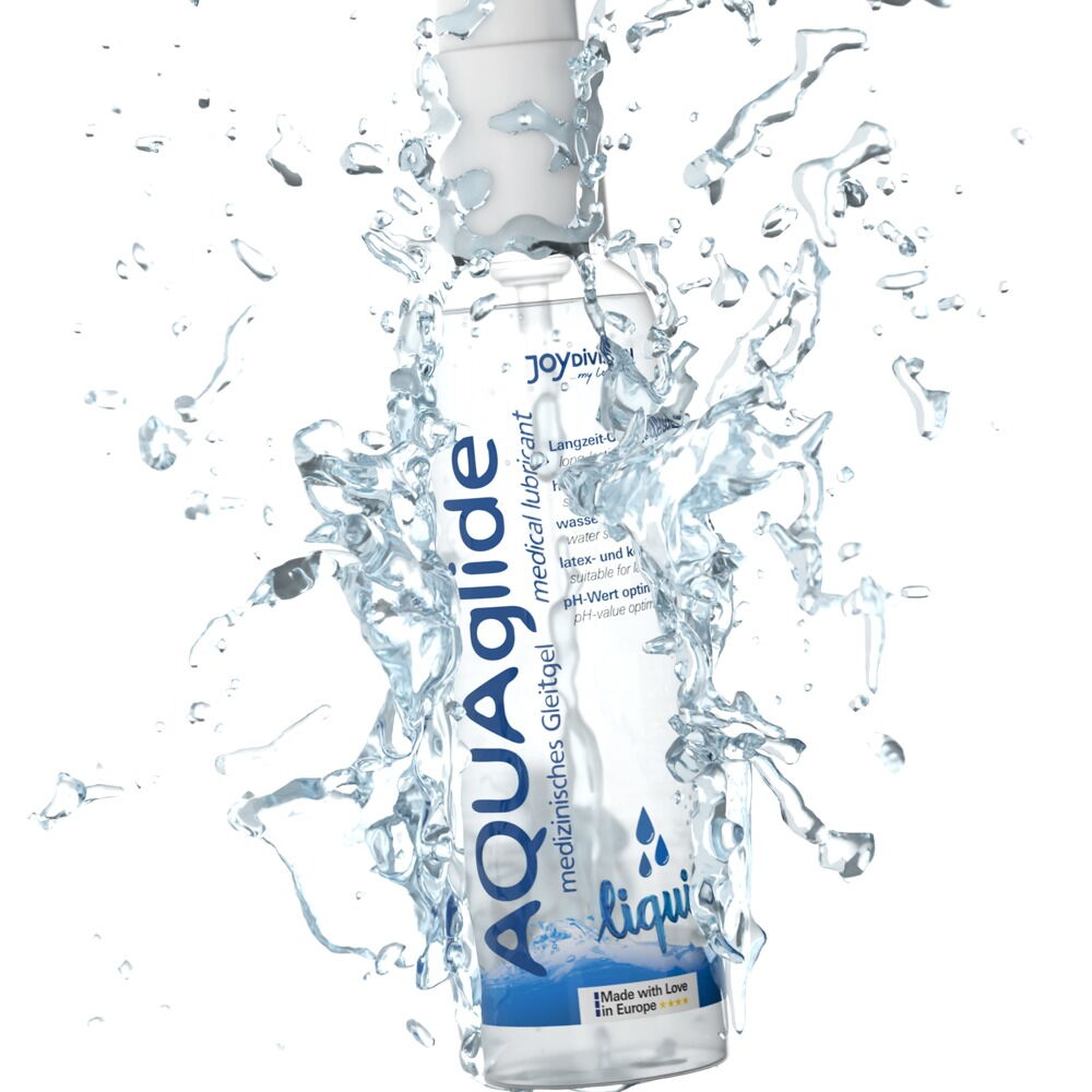 Joydivision AQUAglide liquid – flüssigeres medizinisches Gleitgel – 250 ml – Produktbild 2