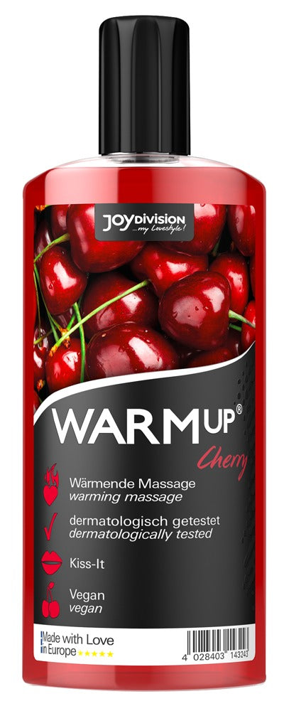 Joydivision WARMup – wärmendes Massageliquid – Kirsche
