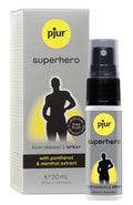 pjur superhero – Penispflegespray, 20 ml – Produktansicht