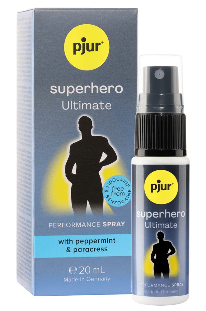 pjur superhero – Penispflegespray, 20 ml – Ultimate – 20 ml – Produktansicht