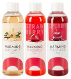Warming Massage – 3-teiliges Massagegel-Set – Produktansicht