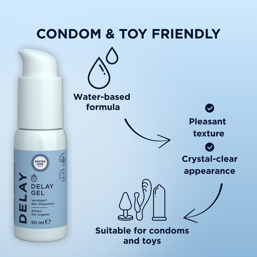 Mister Size – Delay Gel, 50 ml – Produktansicht