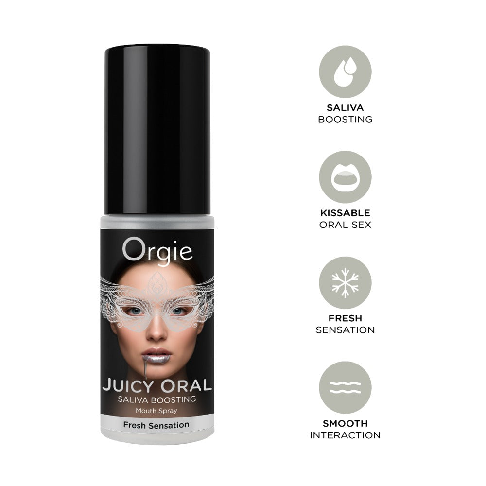 Orgie Juicy Oral – Mundspray mit Minzgeschmack, 15 ml – Produktansicht