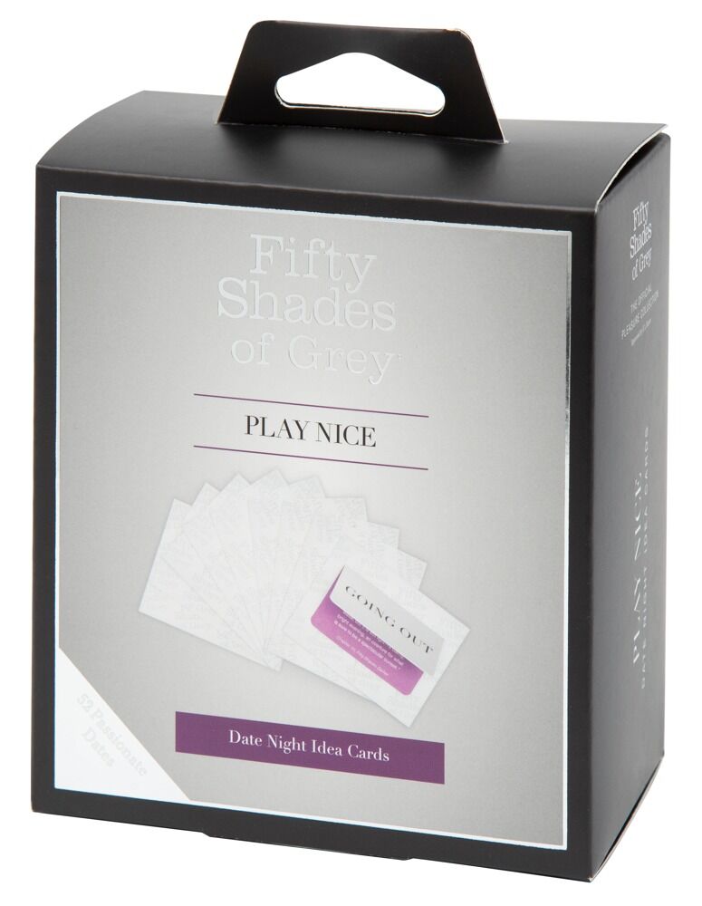 Fifty Shades Play Nice Date Night Idea Cards
