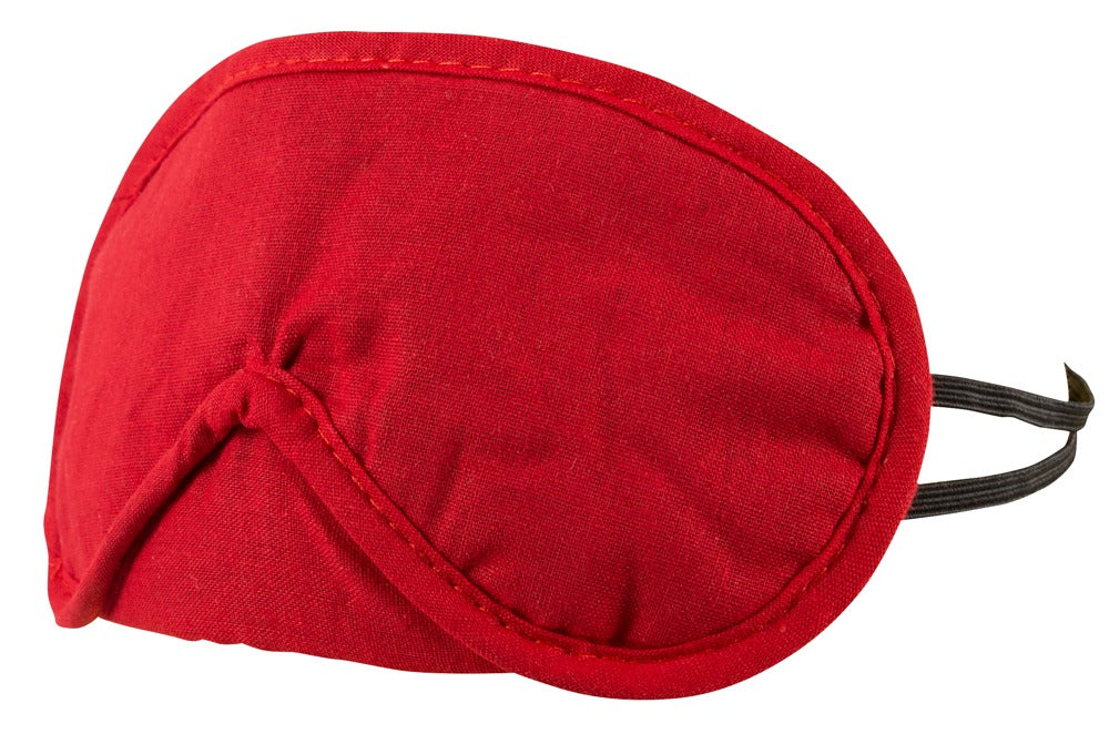 Augenmasken – Zweierset in Rot und Schwarz – Produktansicht