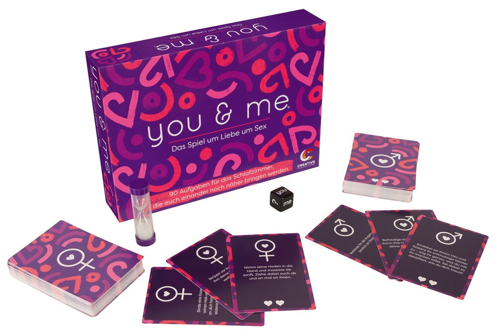 you & me – Kartenspiel für Paare – Produktansicht